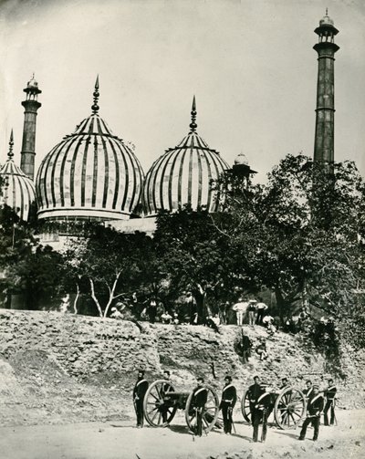 Zinat-ul-masjid, Delhi by Felice Beato